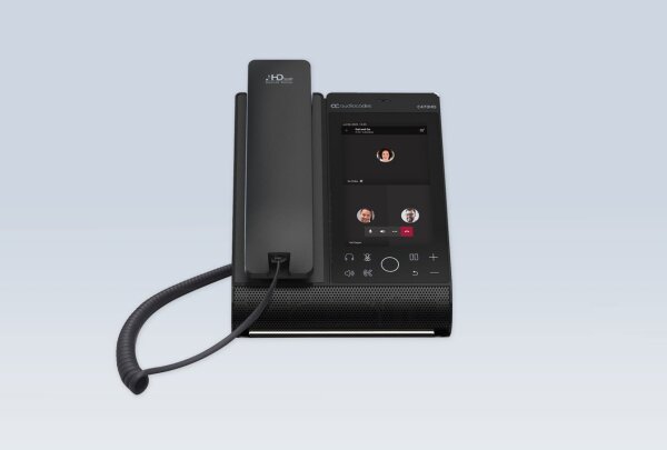 L-TEAMS-C470HD-DBW | AudioCodes Teams C470HD Total Touch IP-Phone PoE GbE with integrated BT and Dual Band - VoIP-Telefon - TCP/IP | TEAMS-C470HD-DBW | Telekommunikation