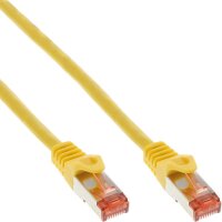 X-76403Y | InLine Patchkabel - S/FTP (PiMf) - Cat.6 - 250MHz - PVC - Kupfer - gelb - 3m | 76403Y | Zubehör