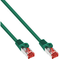 X-76403G | InLine Patchkabel - S/FTP (PiMf) - Cat.6 - 250MHz - PVC - Kupfer - grün - 3m | 76403G | Zubehör