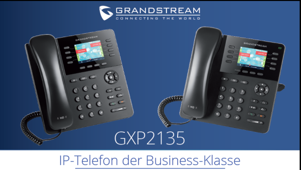 L-GXP2135 | Grandstream GXP2135 - VoIP-Telefon - Bluetooth-Schnittstelle | GXP2135 | Telekommunikation