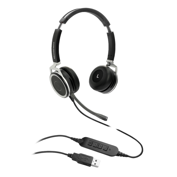 L-GUV3005 | Grandstream GUV3005 - Kopfhörer - Kopfband - Schwarz - Binaural - 2 m - Schwarz | GUV3005 | Audio, Video & Hifi