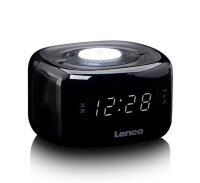 I-CR12 | Lenco CR-12BK - Uhr - Digital - FM - LED - 1,52...