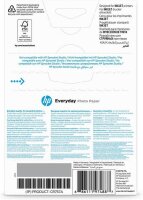 Y-CR757A | HP Everyday-Fotopapier glänzend - 100 Blatt/10 x 15 cm - Glanz - 200 g/m² - 10x15 cm - Weiß - 100 Blätter - 15 - 30 °C | CR757A | Papier, Folien, Etiketten |