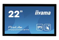 Y-TF2234MC-B7X | Iiyama ProLite TF2234MC-B7X - 54,6 cm (21.5 Zoll) - 1920 x 1080 Pixel - Full HD - LED - 8 ms - Schwarz | TF2234MC-B7X | Displays & Projektoren