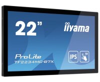 Y-TF2234MC-B7X | Iiyama ProLite TF2234MC-B7X - 54,6 cm (21.5 Zoll) - 1920 x 1080 Pixel - Full HD - LED - 8 ms - Schwarz | TF2234MC-B7X | TFTs |