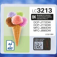 N-LC3213BK | Brother LC-3213BK - Hohe (XL-) Ausbeute - Tinte auf Pigmentbasis - 400 Seiten | LC3213BK | Verbrauchsmaterial | GRATISVERSAND :-) Versandkostenfrei bestellen in Österreich
