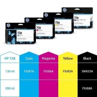 Y-3WX25A | HP 728 130-ml Matte Black DesignJet Ink Cartridge - Standardertrag - Tinte auf Pigmentbasis - Tinte auf Farbstoffbasis - 130 ml - 1 Stück(e) - Einzelpackung | 3WX25A | Tintenpatronen |