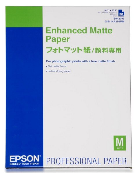 Y-C13S042095 | Epson Enhanced Matte - Papier, matt - A2 (420 x 594 mm) | C13S042095 | Verbrauchsmaterial