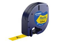 Dymo LetraTAG - Kunststoff - Schwarz auf Gelb