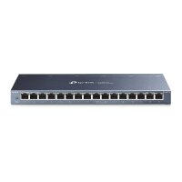 A-TL-SG116 | TP-LINK TL-SG116 Unmanaged L2 Gigabit Ethernet (10/100/1000) Schwarz Netzwerk-Switch | TL-SG116 | Netzwerktechnik