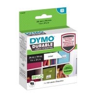 Y-2112283 | Dymo LabelWriter™ Durable Etiketten - 25 x 54mm - Weiß - Selbstklebendes Druckeretikett - Polypropylen (PP) - Dauerhaft - Universal - -18 - 50 °C | 2112283 | Verbrauchsmaterial