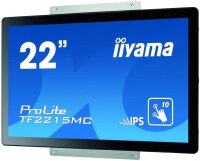 Y-TF2215MC-B2 | Iiyama ProLite TF2215MC-B2 - 54,6 cm (21.5 Zoll) - 1920 x 1080 Pixel - Full HD - LED - 14 ms - Schwarz | TF2215MC-B2 | TFTs |