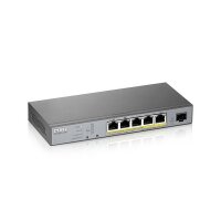 ZyXEL GS1350-6HP-EU0101F - Managed - L2 - Gigabit Ethernet (10/100/1000) - Power over Ethernet (PoE) - Wandmontage