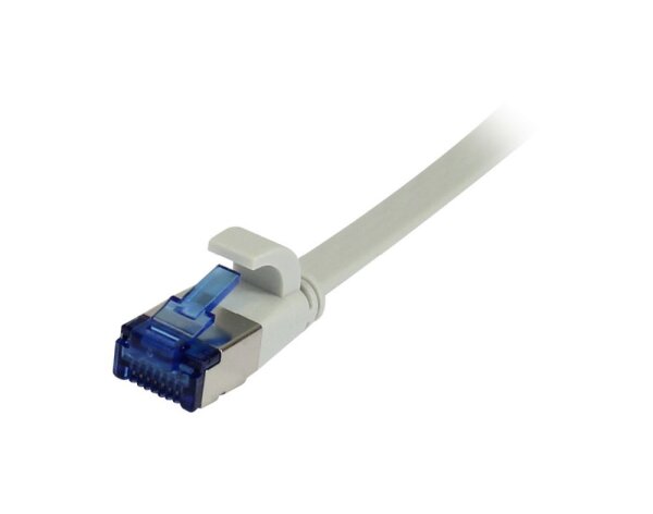 L-S216871V2 | Synergy 21 Patchkabel RJ45, CAT6A 500Mhz,15m, grau, U/FTP, flach, TPE(Superflex), AWG32, Synergy 21 - Kabeltyp U-FTP - Adernpaare Folien geschirmt | S216871V2 | Zubehör