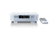 Lenco KCR-100 - Uhr - Digital - FM - LED - 2,29 cm (0.9 Zoll) - Weiß