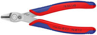 KNIPEX Electronic Super Knips XL - Drahtschneidezangen - 1,23 cm - Stahl - Blau/Rot - 14 cm - 77 g