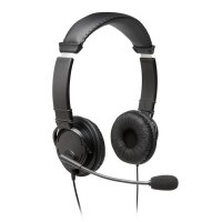 Y-K97601WW | Kensington Classic USB-A Headset mit Mikrofon - Kabelgebunden - Anrufe/Musik - 163 g - Kopfhörer - Schwarz | K97601WW | Audio, Video & Hifi