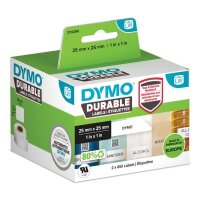 Y-2112286 | Dymo Durable - Weiß - Selbstklebendes Druckeretikett - Polypropylen (PP) - Universal - LabelWriter Wireless - 4XL - SE450 - 450 Twin Turbo - 450 Turbo - 450 - 400 Twin Turbo - 400 Turbo - 400,... - 2,5 cm | 2112286 | Verbrauchsmaterial