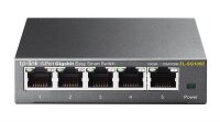 X-TL-SG105E | TP-LINK TL-SG105 5-Port Metal Gigabit Switch - Switch - nicht verwaltet | TL-SG105E | Netzwerktechnik