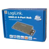 A-UA0141A | LogiLink UA0141A - USB 2.0 - 480 Mbit/s - Schwarz - Metall - 1 m - RoHS | Herst. Nr. UA0141A | USB-Hubs | EAN: 4052792034196 |Gratisversand | Versandkostenfrei in Österrreich