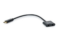 P-133469 | Equip Adapterkabel USB-C -> DAC- Audio St/Bu 3.5mm sw - Audio/Multimedia | 133469 | Zubehör