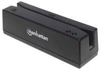 P-460255 | Manhattan USB-Magnetkartenleser - USB-A-Stecker - 3-Spuren-Leser - 130 mA - 5 V - 43 mm - 150 mm - 43 mm - 390 g | 460255 | Point of Sale