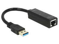 P-62616 | Delock Adapter USB 3.0 > Gigabit LAN 10/100/1000 Mb/s - Netzwerkadapter - SuperSpeed USB 3.0 | 62616 | PC Komponenten