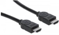 P-353274 | Manhattan High Speed HDMI-Kabel mit Ethernet-Kanal - HEC - ARC - 3D - HDMI-Stecker auf HDMI-Stecker - geschirmt - schwarz - 7,5 m - 7,5 m - HDMI Typ A (Standard) - HDMI Typ A (Standard) - 3D - 10,2 Gbit/s - Schwarz | 353274 | Zubehör