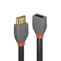 P-36476 | Lindy 36476 - 1 m - HDMI Typ A (Standard) - HDMI Typ A (Standard) - 3D - 18 Gbit/s - Schwarz | 36476 | Zubehör