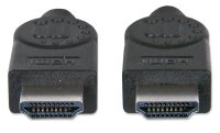 P-323260 | Manhattan High Speed HDMI-Kabel mit Ethernet-Kanal - HEC - ARC - 3D - 4K@30Hz - HDMI-Stecker auf HDMI-Stecker - geschirmt - schwarz - 15 m - 15 m - HDMI Typ A (Standard) - HDMI Typ A (Standard) - 3D - 10,2 Gbit/s - Schwarz | 323260 | Zubehör |