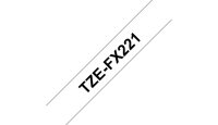 P-TZEFX221 | Brother TZe-FX221 - Schwarz auf weiss - TZe...
