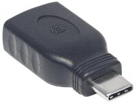 P-354646 | Manhattan USB 3.1 Gen1 Typ C auf Typ A-Adapter - Typ C-Stecker auf Typ A-Buchse - USB 3.1 Gen1 - schwarz - USB C - USB A - Schwarz | Herst. Nr. 354646 | Kabel / Adapter | EAN: 766623354646 |Gratisversand | Versandkostenfrei in Österrreich