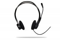 P-981-000100 | Logitech 960 USB Computer Headset - Kopfhörer - Kopfband - Anrufe/Musik - Schwarz - Binaural - 2,4 m | 981-000100 | Audio, Video & Hifi
