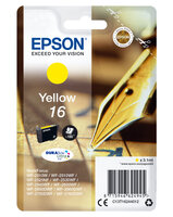 Epson Pen and crossword Singlepack Yellow 16 DURABrite Ultra Ink - Standardertrag - Tinte auf Pigmentbasis - 3,1 ml - 165 Seiten - 1 Stück(e)