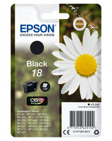 P-C13T18014012 | Epson Daisy Singlepack Black 18 Claria Home Ink - Standardertrag - Tinte auf Pigmentbasis - 5,2 ml - 175 Seiten - 1 Stück(e) | C13T18014012 | Verbrauchsmaterial