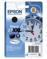 P-C13T27914012 | Epson Alarm clock Singlepack Black 27XXL DURABrite Ultra Ink - Extrahohe (Super-) Ausbeute - Tinte auf Pigmentbasis - 34,1 ml - 2200 Seiten - 1 Stück(e) | C13T27914012 | Verbrauchsmaterial