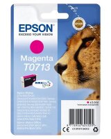 Epson Singlepack Magenta T0713 DURABrite Ultra Ink - Standardertrag - Tinte auf Pigmentbasis - 5,5 ml - 1 Stück(e)