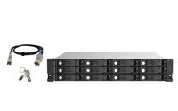 P-TL-R1220SEP-RP | QNAP TL-R1220Sep-RP - HDD / SSD-Gehäuse - 2.5/3.5 Zoll - SAS-3 - Serial ATA III - 12 Gbit/s - Hot-Swap - Schwarz - Grau | TL-R1220SEP-RP | Server & Storage