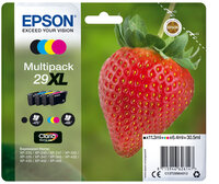 P-C13T29964012 | Epson Strawberry Multipack 4-colours 29XL Claria Home Ink - Hohe (XL-) Ausbeute - 11,3 ml - 6,4 ml - 470 Seiten - 1 Stück(e) - Multipack | C13T29964012 | Verbrauchsmaterial