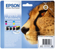 P-C13T07154012 | Epson Multipack 4 Farben T0715 - DURABrite Ultra Ink - Standardertrag - 7,4 ml - 5,5 ml - 1 Stück(e) - Multipack | C13T07154012 | Verbrauchsmaterial
