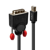 P-41951 | Lindy 1m - Mini DisplayPort/DVI-D 1m Mini DisplayPort DVI-D Schwarz | 41951 | Zubehör