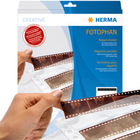 P-7769 | HERMA Negativhüllen - transparent - 4 Filmstreifen klar 100 St. - 100 Seiten | 7769 | Büroartikel