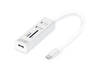 P-DA-70243 | DIGITUS USB Type-C OTG 3-Port Hub + Kartenleser | DA-70243 | Zubehör
