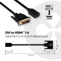 P-CAC-1211 | Club 3D HDMI 1.4 auf DVI Kabel St./B. 2m Bidirektional | Herst. Nr. CAC-1211 | Kabel / Adapter | EAN: 8719214471040 |Gratisversand | Versandkostenfrei in Österrreich