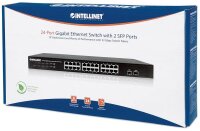 P-561044 | Intellinet 24-Port Gigabit Ethernet Switch with 2 SFP Ports - Switch - nicht verwaltet | Herst. Nr. 561044 | Netzwerkgeräte | EAN: 766623561044 |Gratisversand | Versandkostenfrei in Österrreich