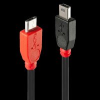 P-31717 | Lindy USB-Kabel - 5-polig Micro-USB Typ B (M) - Mini-USB, Typ B (M) | Herst. Nr. 31717 | Kabel / Adapter | EAN: 4002888317177 |Gratisversand | Versandkostenfrei in Österrreich