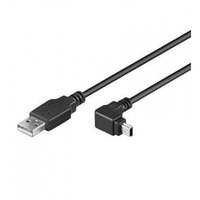 P-ICOC-MUSB-AA-018ANG | Techly USB 2.0 Anschlusskabel Stecker Typ A - Stecker Mini B 90° gewinkelt, 1,8 m | ICOC-MUSB-AA-018ANG | Zubehör