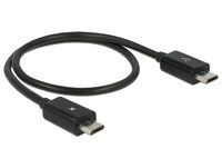 P-83570 | Delock 83570 - 0,3 m - USB B - USB B - USB 2.0 - Männlich/Männlich - Schwarz | 83570 | Zubehör