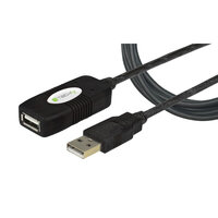 P-IUSB-REP10TY | Techly USB 2.0 Aktives Verlängerungskabel, 10 m | IUSB-REP10TY | Zubehör