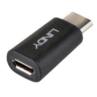 P-41896 | Lindy USB adapter - Micro-USB Type B (W) bis USB Typ C (M) - USB 2.0 | Herst. Nr. 41896 | Kabel / Adapter | EAN: 4002888418966 |Gratisversand | Versandkostenfrei in Österrreich